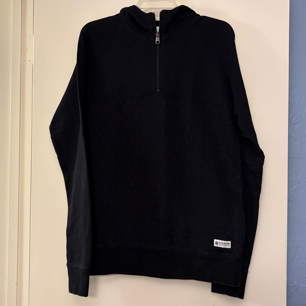 3 for $25! Element Black‎ Half-Zip Sweater, size M